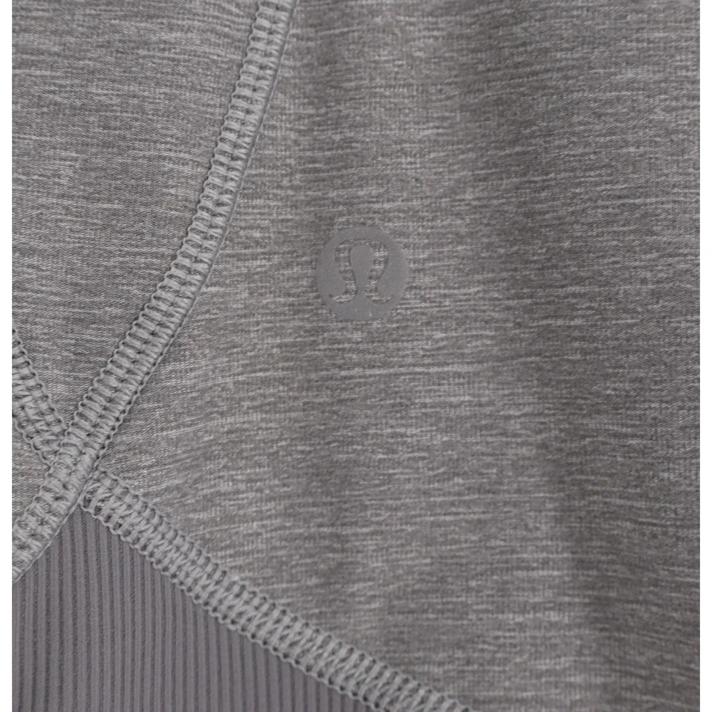 Lululemon Women's Sz 10 Daily Practice Hooded Jacket Heathered Slate Gray